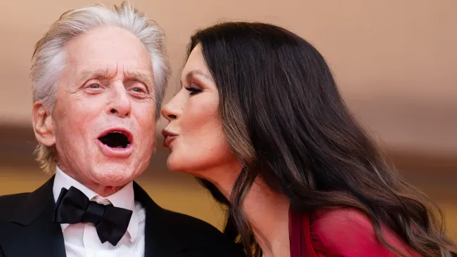 Catherine Zeta-Jones, 55, looks outrageous in naked picture for husband Michael Douglas, 80