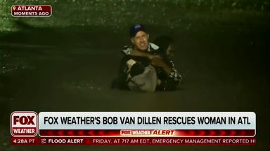 Hurricane Helene: Weather reporter abandons live broadcast to rescue woman trapped in submerged car