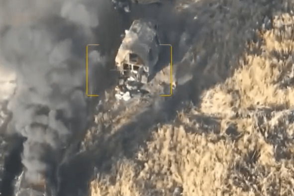 Video Shows Burning Russian Convoy as Kyiv Thwarts 'Battalion-Size' Assault