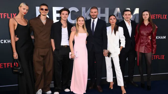 David and Victoria Beckham’s son faces cheating allegations following his mother’s fashion show