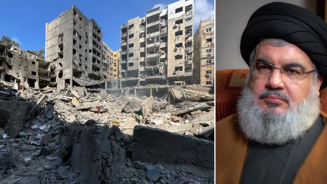 Hezbollah leader’s body recovered from rubble after Israeli air strike