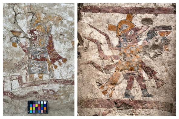 Painted Throne Room of Powerful Ancient Female Leader Discovered