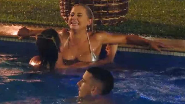 Reality TV star asks ‘can you feel my stream’ as he pees in pool