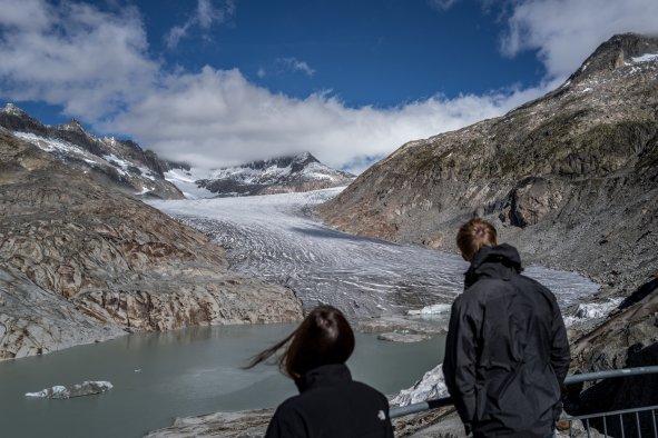 Swiss Glaciers Recede by More Than 10 Percent in Two Years