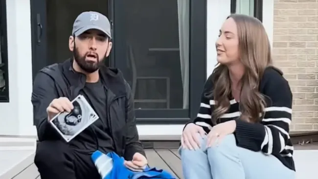 Eminem announces he’s going to be a grandad in hugely personal ‘music video of the year’